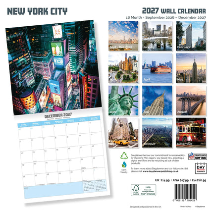 Dayplanner New York Kalender 2026