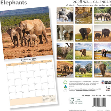 Dayplanner Olifanten Kalender 2026