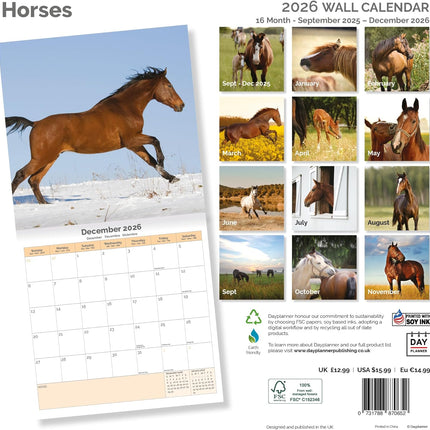 Dayplanner Paarden Kalender 2026