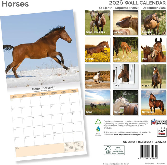 Dayplanner Paarden Kalender 2026