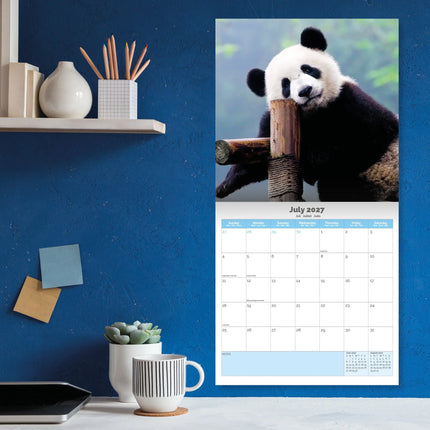 Dayplanner Panda Kalender 2027