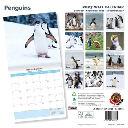 Dayplanner Pinguïns Kalender 2027