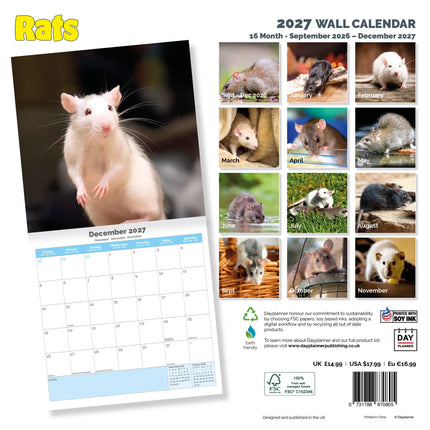 Dayplanner Ratten Kalender 2026