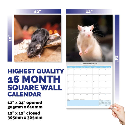 Dayplanner Ratten Kalender 2026