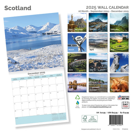 Dayplanner Schotland Kalender 2025