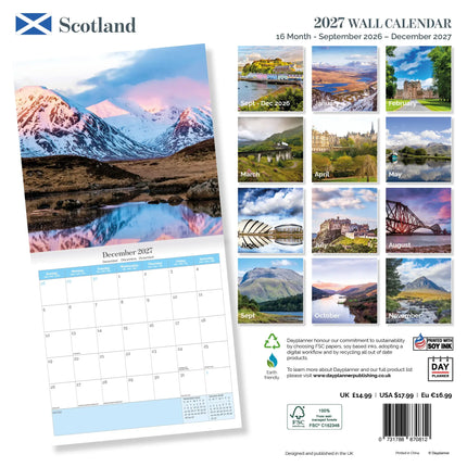Dayplanner Schotland Kalender 2027
