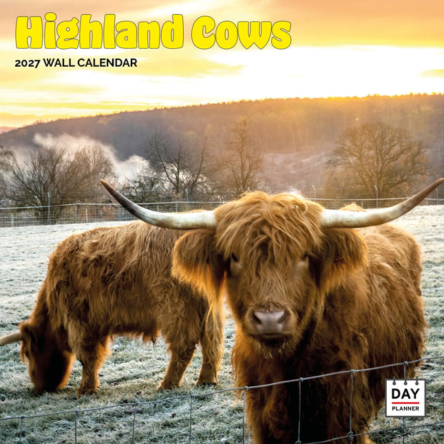 Dayplanner Schotse Hooglanders Kalender 2027