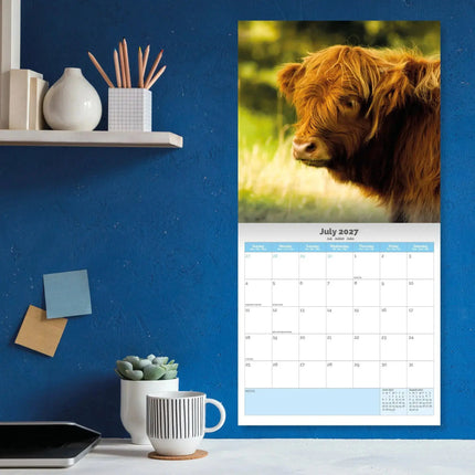 Dayplanner Schotse Hooglanders Kalender 2027