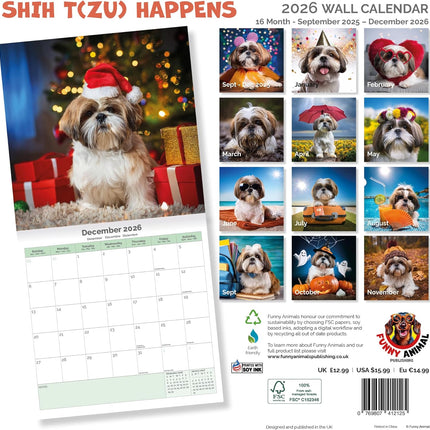 Dayplanner Shih T(zu) Happens Kalender 2026