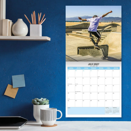 Dayplanner Skateboard Kalender 2027