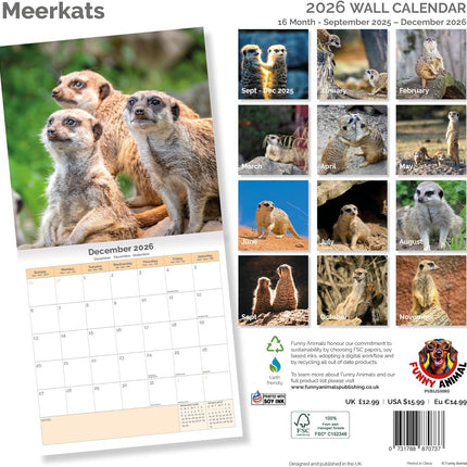 Dayplanner Stokstaartjes Kalender 2026