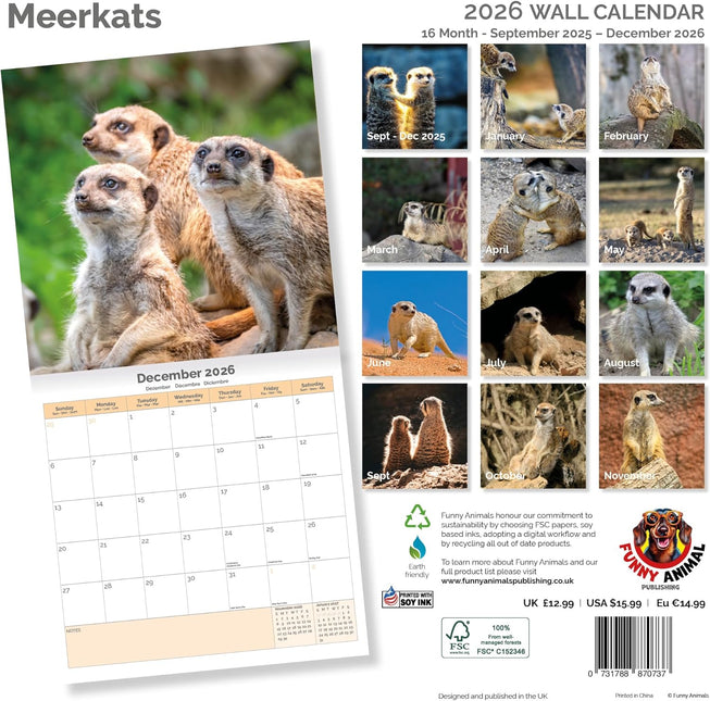 Dayplanner Stokstaartjes Kalender 2026