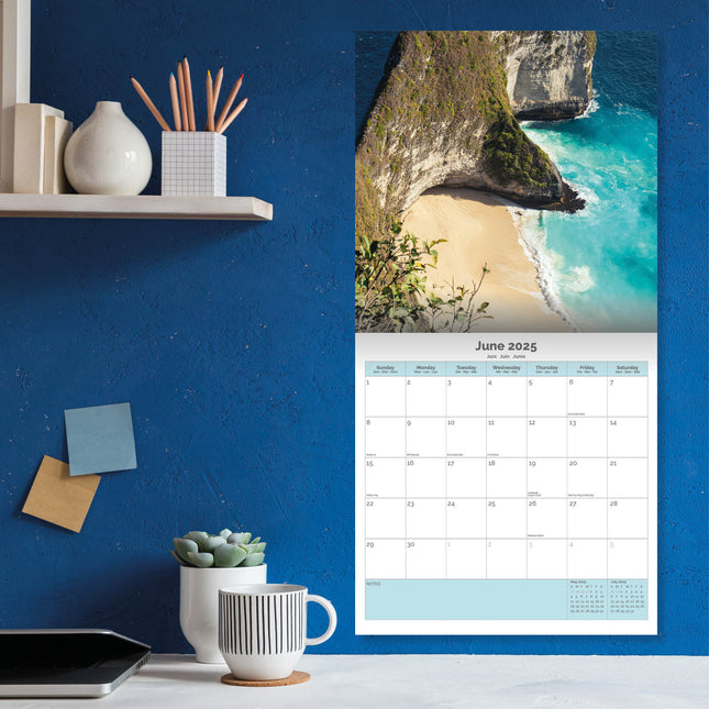 Dayplanner Stranden Kalender 2025