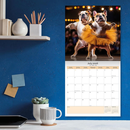 Dayplanner Strictly Dogs Dancing Kalender 2026