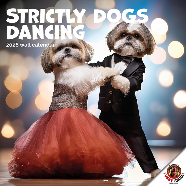 Dayplanner Strictly Dogs Dancing Kalender 2026