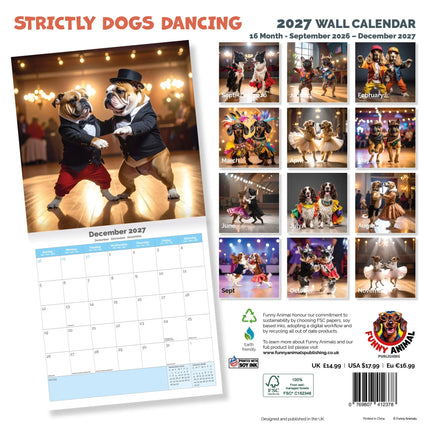 Dayplanner Strictly Dogs Dancing Kalender 2027
