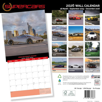 Dayplanner Supercars Kalender 2026