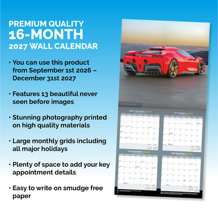 Dayplanner Supercars Kalender 2027
