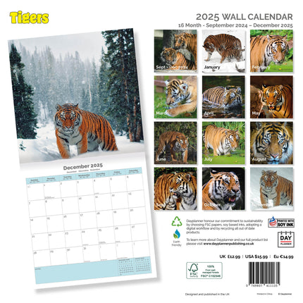 Dayplanner Tijger Kalender 2025