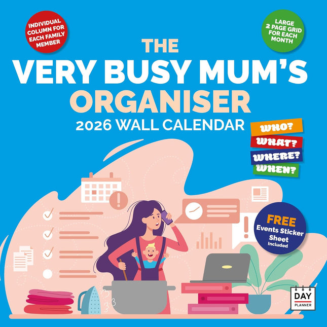 Dayplanner Very Busy Mum Organiser Kalender 2026