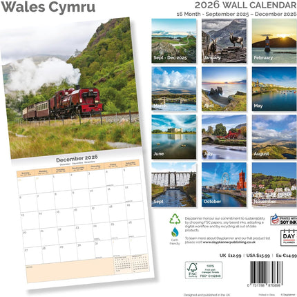 Dayplanner Wales Kalender 2026
