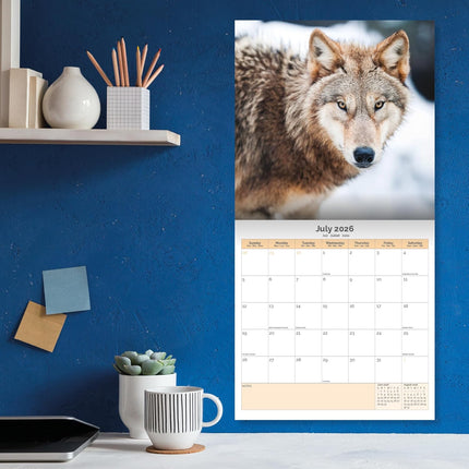 Dayplanner Wolven Kalender 2026