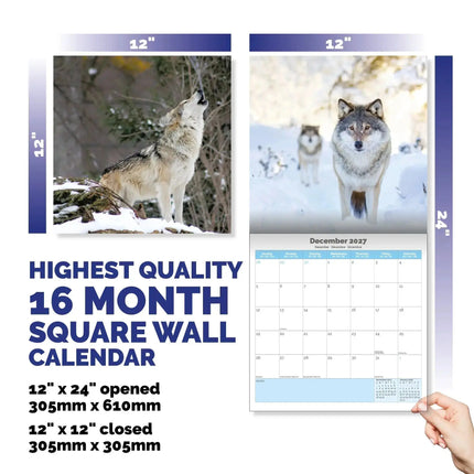Dayplanner Wolven Kalender 2027