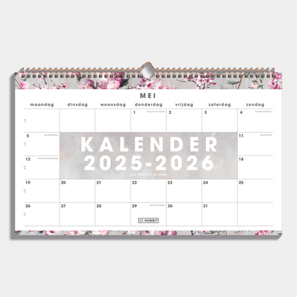 De Hobbit A3 Maandkalender 2025 - 2026 Kersenbloesem