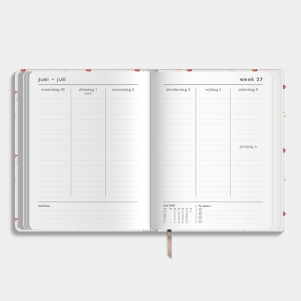 De Hobbit A4 Agenda 18 Maanden 2025-2026 Aquarel