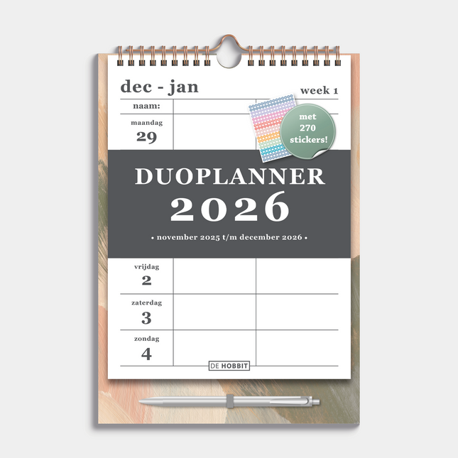 De Hobbit A4 Duoplanner 2026