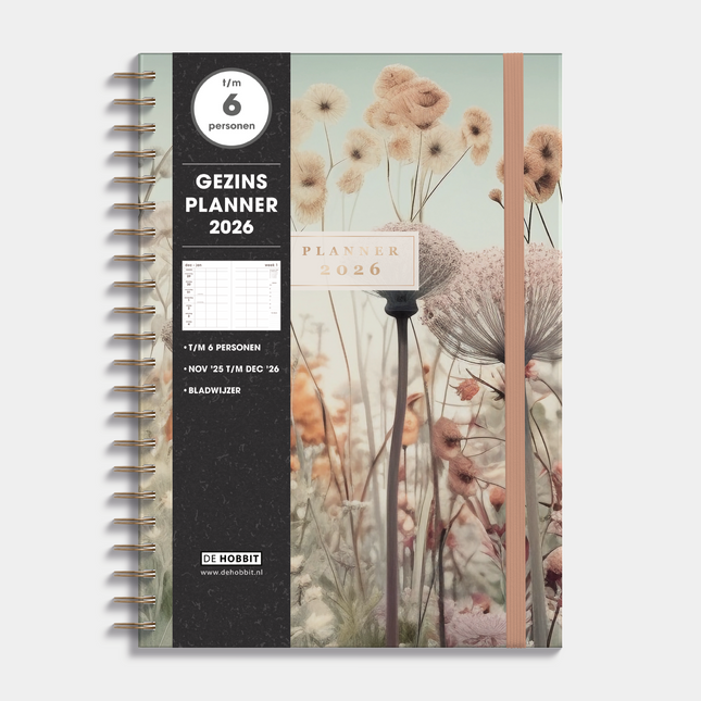 De Hobbit A4 Gezinsagenda 2026 Veldbloemen