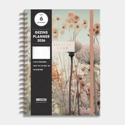 De Hobbit A4 Gezinsagenda 2026 Veldbloemen