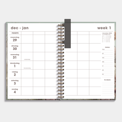 De Hobbit A4 Gezinsagenda 2027 Veldbloemen