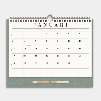 De Hobbit A4+ Maandkalender 2026