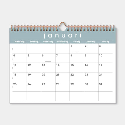 De Hobbit A4 Maandkalender 2027 Mint