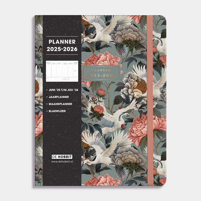 De Hobbit A4 Planner 2026 - 2027 Kraanvogels