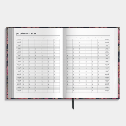 De Hobbit A4 Planner 2026 Bloem Klassiek