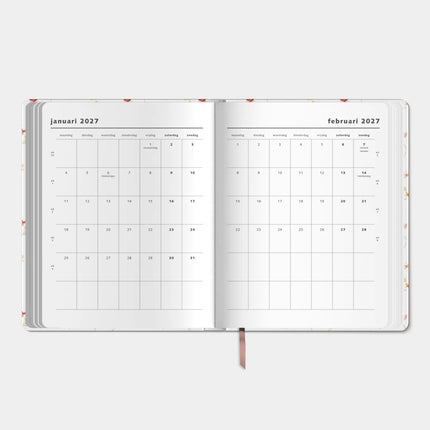 De Hobbit A4 Planner 2027 Bloemen