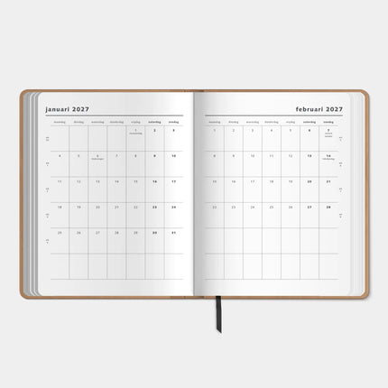 De Hobbit A4 Planner 2027 Washed Kraft