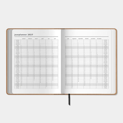 De Hobbit A4 Planner 2027 Washed Kraft