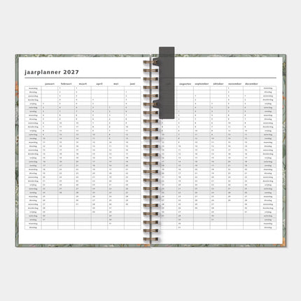 De Hobbit A4 Planner 2027 Weidebloemen
