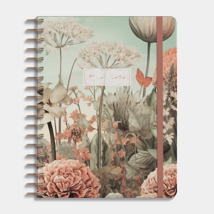 De Hobbit A4 Ringbandagenda 18 Maanden 2025 - 2026 Veldbloemen