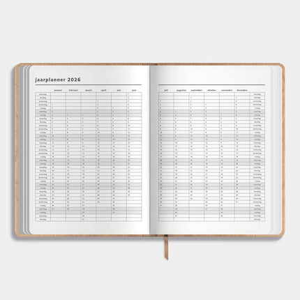 De Hobbit A4 Weekplanner 2025 - 2026 Washed Craft