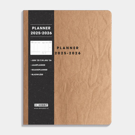 De Hobbit A4 Weekplanner 2025 - 2026 Washed Craft