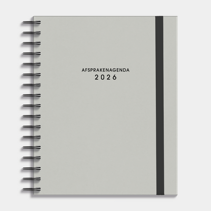 De Hobbit A5+ Afsprakenagenda 2026 Grijs