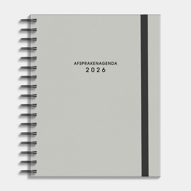 De Hobbit A5+ Afsprakenagenda 2026 Grijs