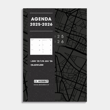 De Hobbit A5 Basic Agenda 2025 - 2026 Map
