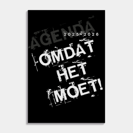 De Hobbit A5 Basic Agenda 2025 - 2026 Omdat het Moet
