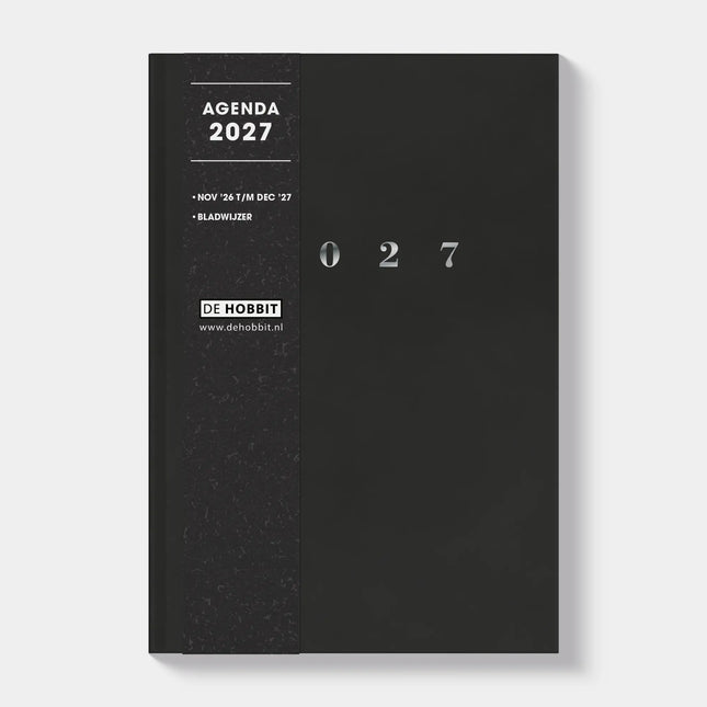 De Hobbit A5 Basic Agenda 2027 Zwart