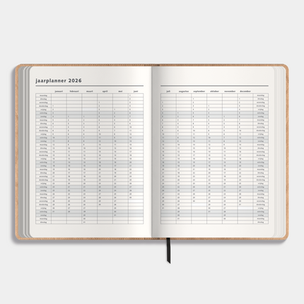 De Hobbit A5 Flex Planner 2026 Bruin